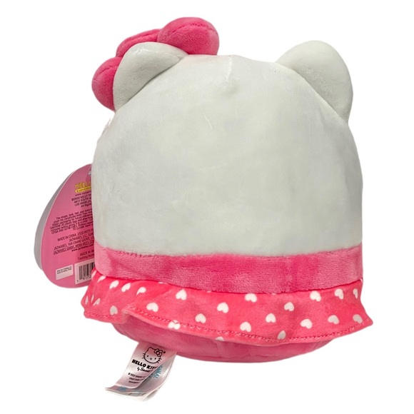 SQUISHMALLOWS 8" Hello Kitty & Friends Love Squad Hello Kitty Pink Heart Dress - Picture 3 of 8